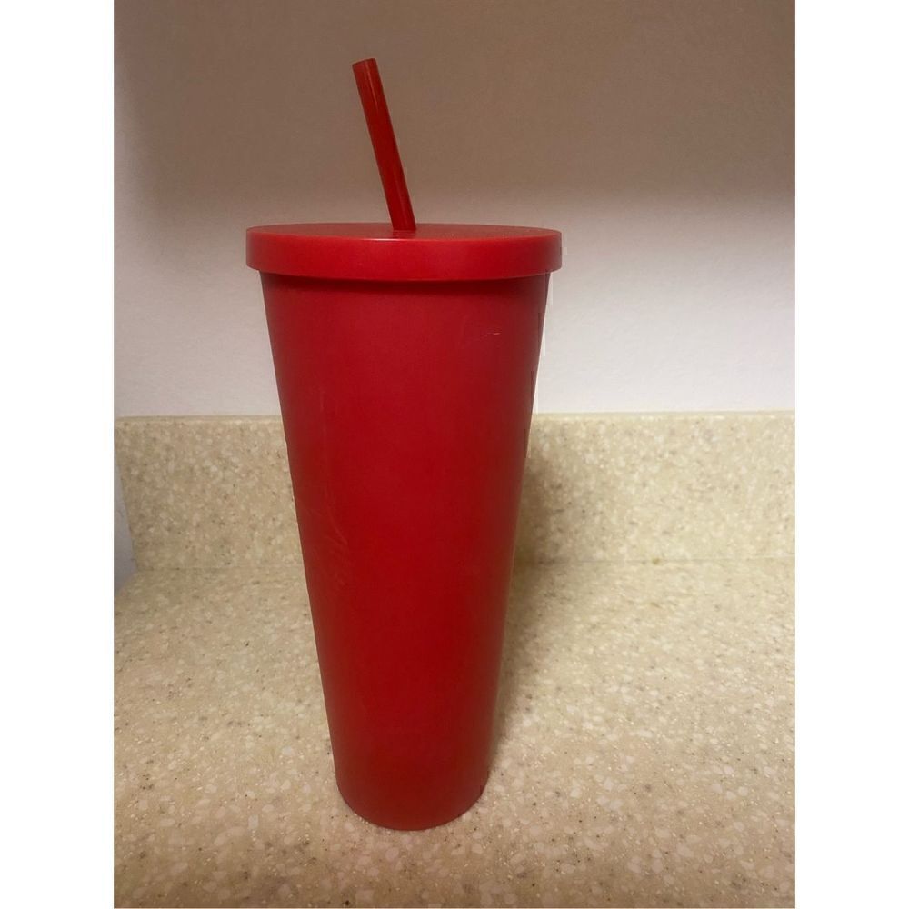 Rare 2016 matte red Starbucks cup - Picture 3 of 4